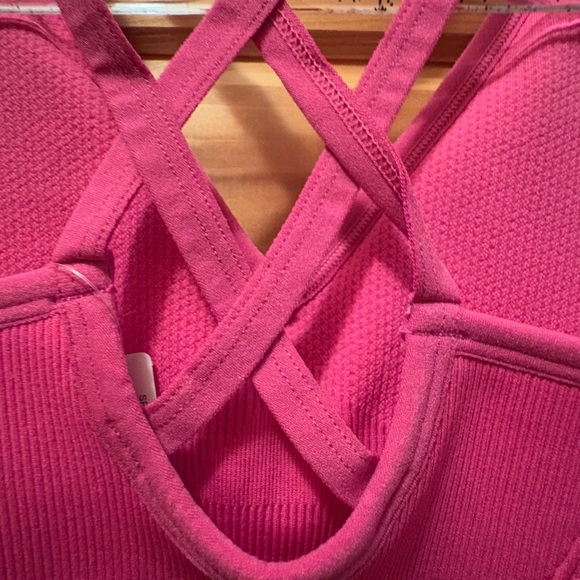 SPORTS BRA PINK SOMA STRAPPY BACK  LONG LINE XS NWT 48.00 - Picture 6 of 11
